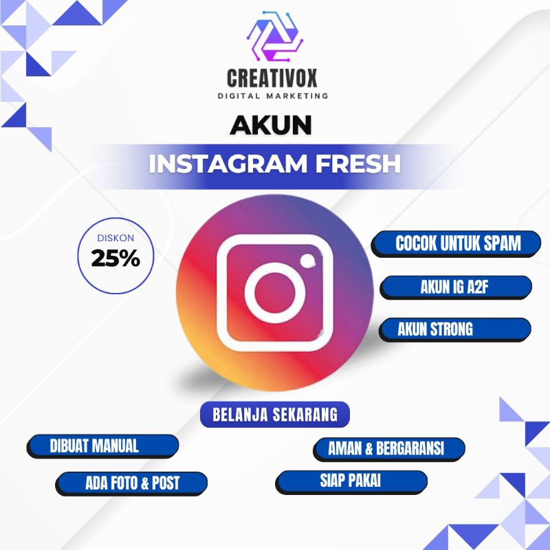 AKUN IG FRESH AKUN INSTAGRAM A2F AKUN IG MURAH AKUN INSTAGRAM AKTIF AKUN IG MURAH AKUN STALKER AKUN 