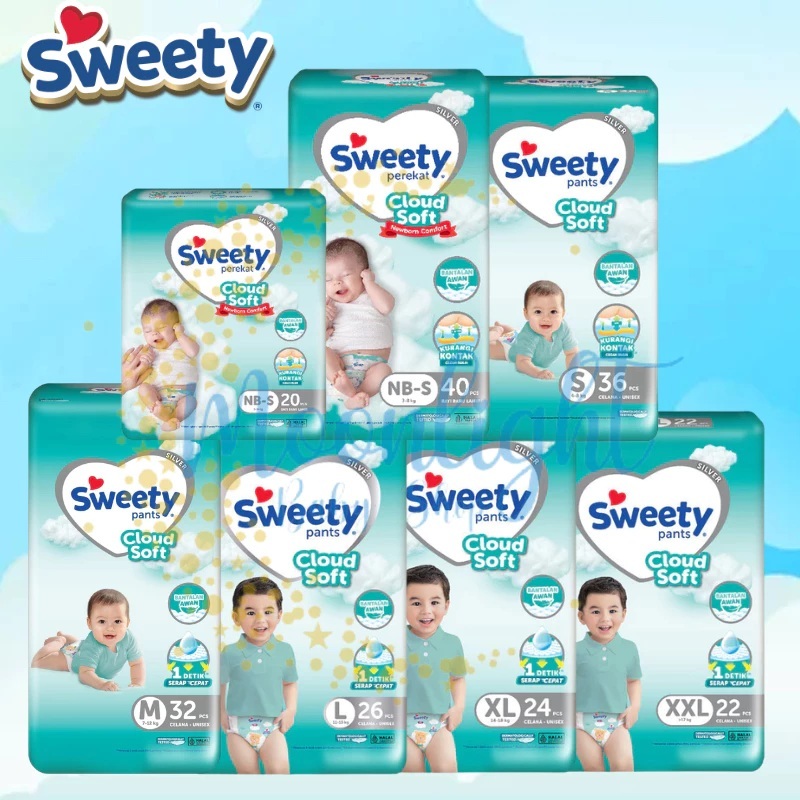 Sweety Pants Cloud Soft Silver NBS-40