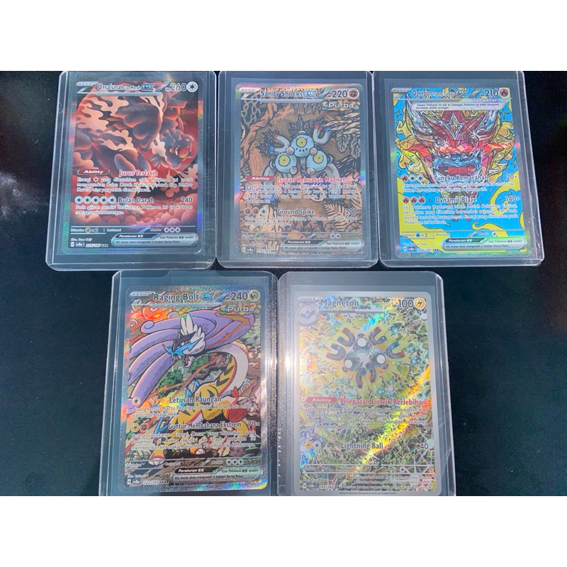 POKEMON SAR AR SUPER ART RARE KILAT EX RASI FESTIVAL TERASTAL INDONESIA TCG TRADING CARD KARTU URSAL
