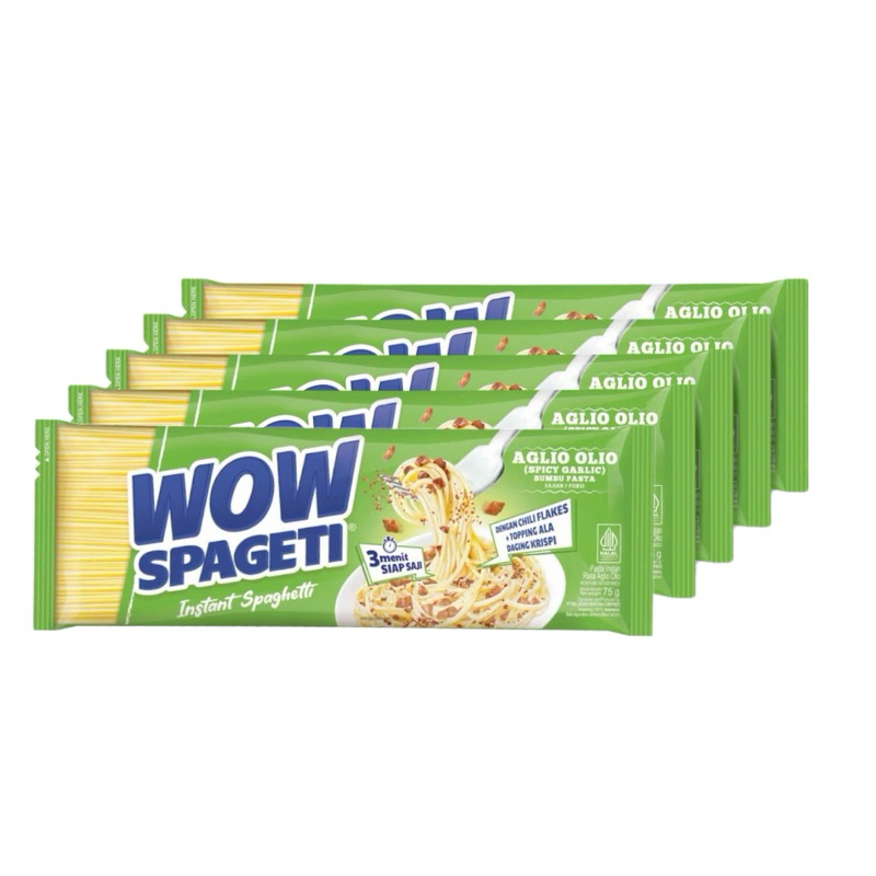 

Classica2106 Wow Spageti Isi 5 Carbonara Bolognese Aglio Olio