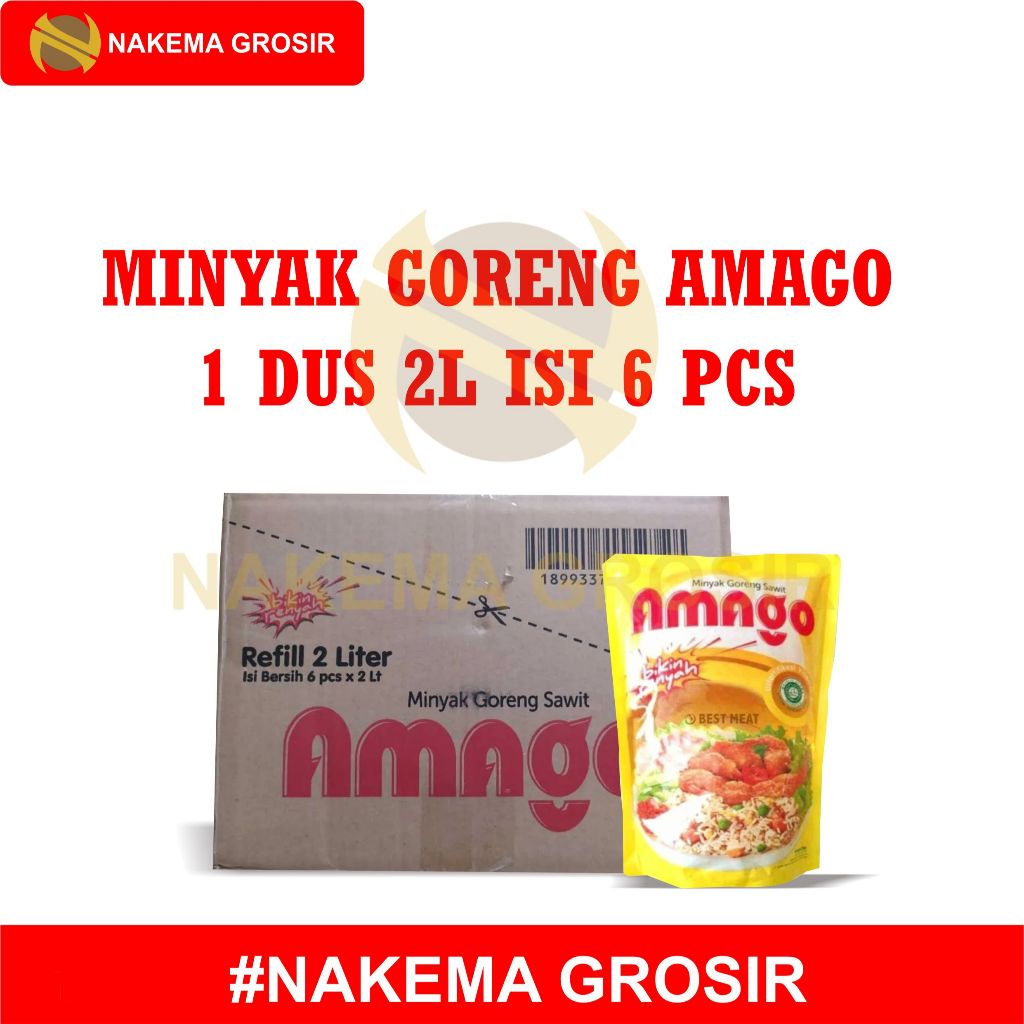 

Minyak Goreng AMAGO 1 DUS 2L ISI 6 PCS
