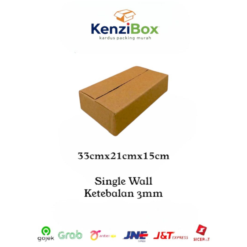 

kardus/karton/box UK. 33x21x15 cm single wall