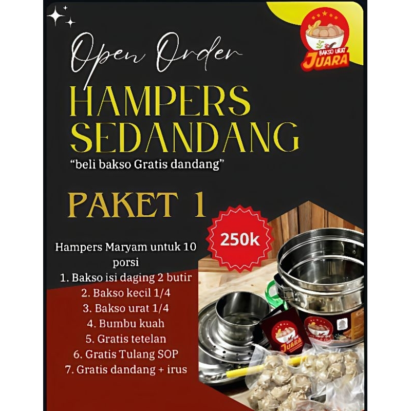 

Bakso Sedandang 10 Porsi