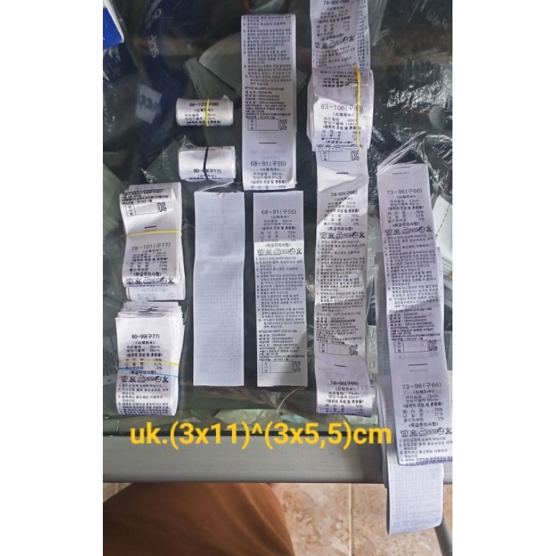 

label merek tag merek label (size care) label tag kjc