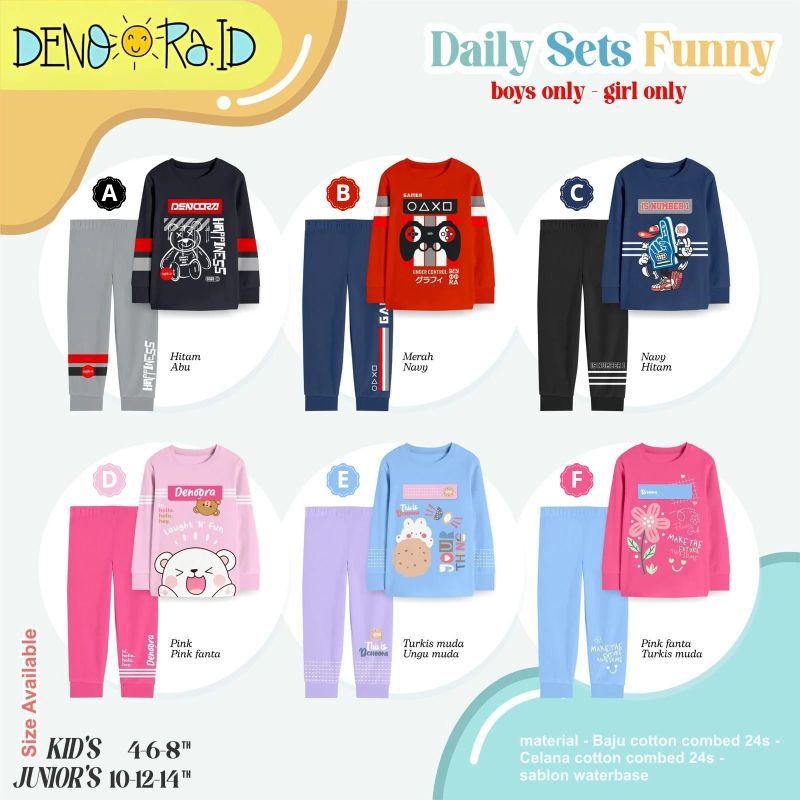 ( Open Pre Order ) Daily Set Funny by Denora id