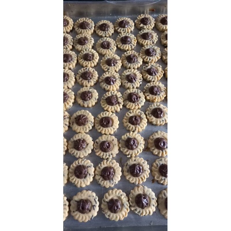 

NEWTELLA TART COOKIES ENAK LUMER || KEMASAN TOPLES 500GR