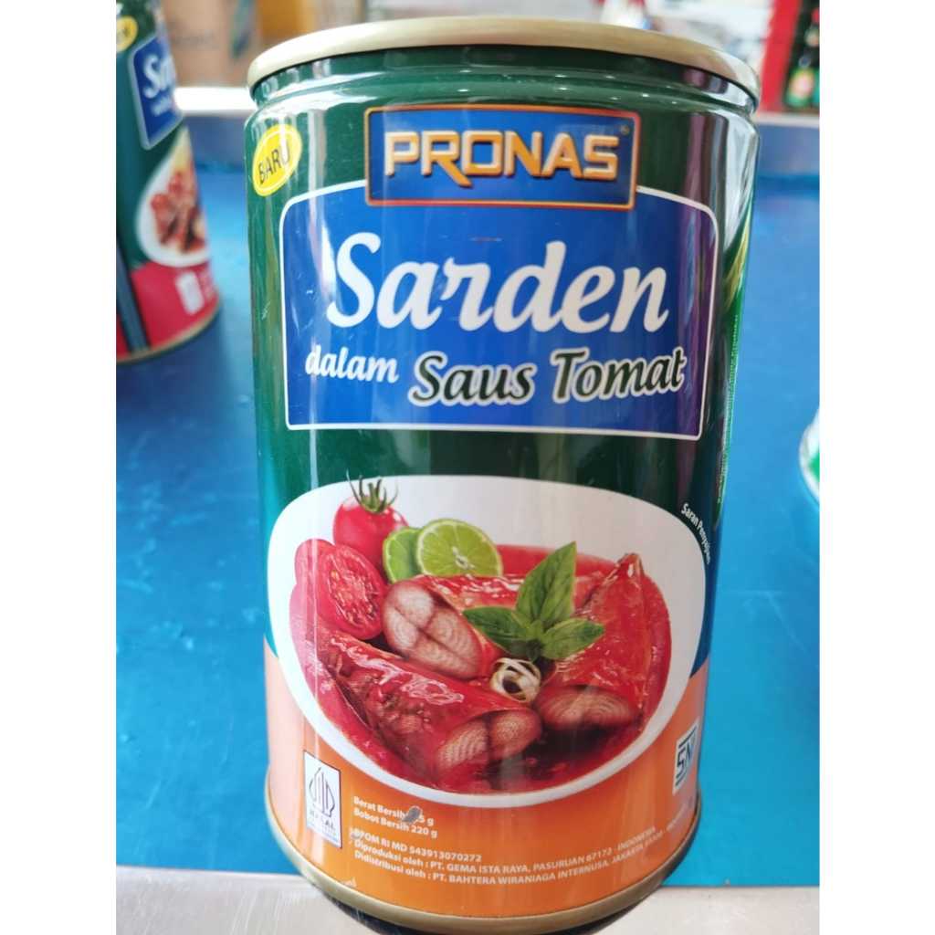 

Pronas Sarden Saus Tomat 425gr