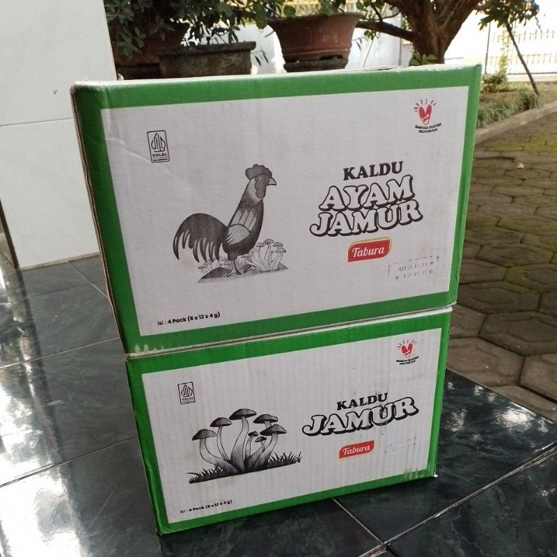 

Kaldu Tabura 1 dus isi 4 pack/ 24 renceng