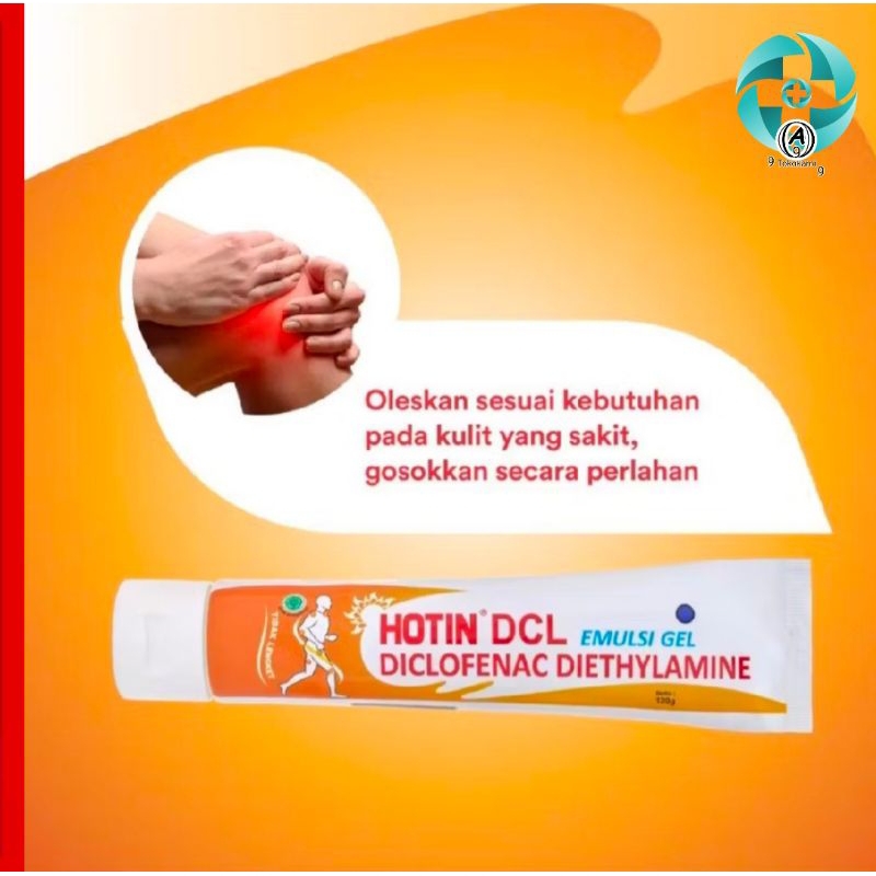 HOT IN DCL Cream Untuk Pereda Nyeri Sendi dan Otot (TK)