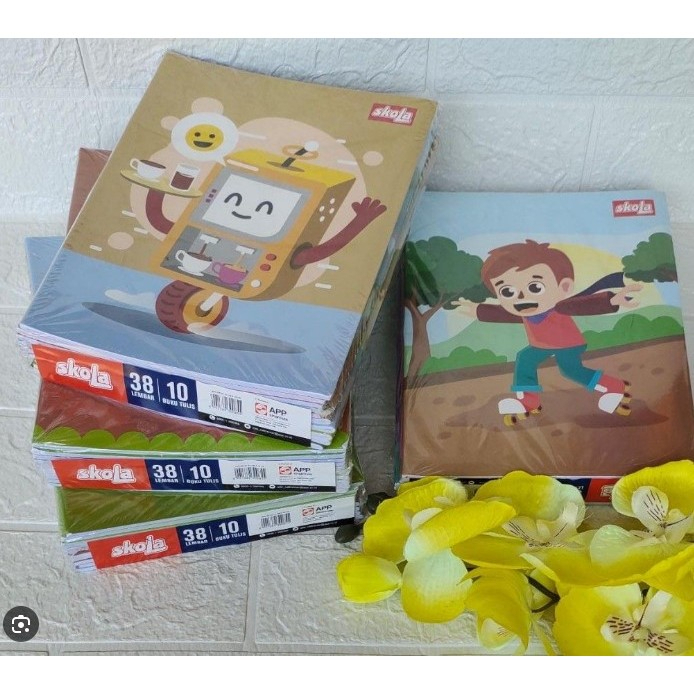 

Buku Tulis Skola by SIDU 38 Lembar 1 Pak Isi 10pcs