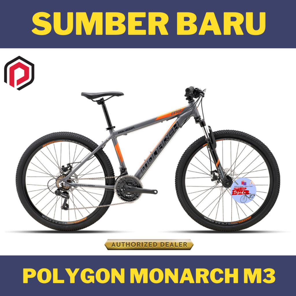 Sepeda Gunung Mtb Polygon Monarch 3 26 inch New