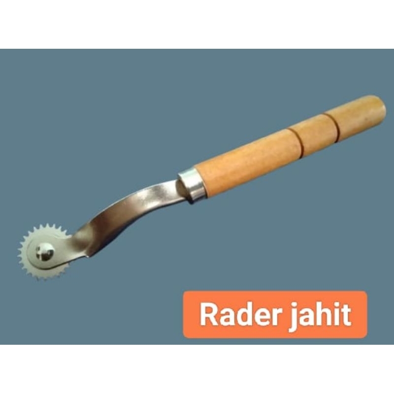 Rader jahit, Tracking wheel, alat penanda jejak jahitan pada kain, rader bergerigi