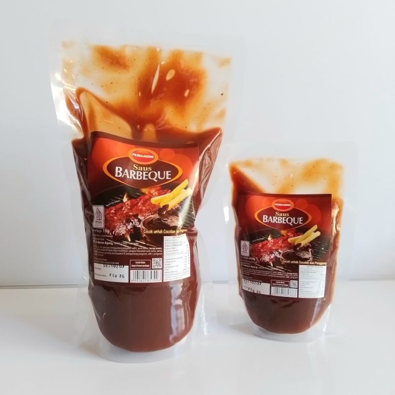 

Saos Barbeque Prima Agung | 1kg | 250gr | ( Pak ) [ Original ]