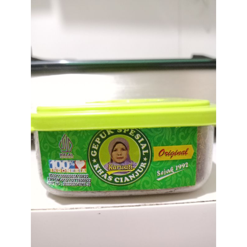 

Gepuk Spesial Karwati Original Kemasan Toples 165 Gram