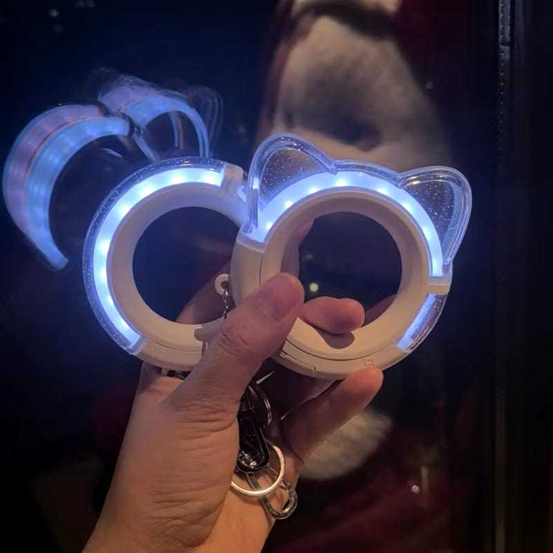 ITZY Mini Lightstick Light Ring Keychain Gantungan Lightstick