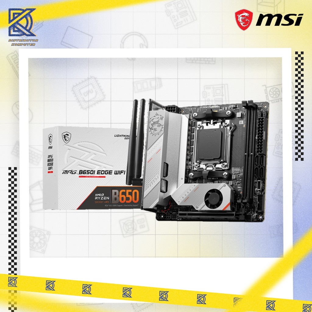 MSI MOTHERBOARD MPG B650i EDGE WIFI (SOCKET AM5)