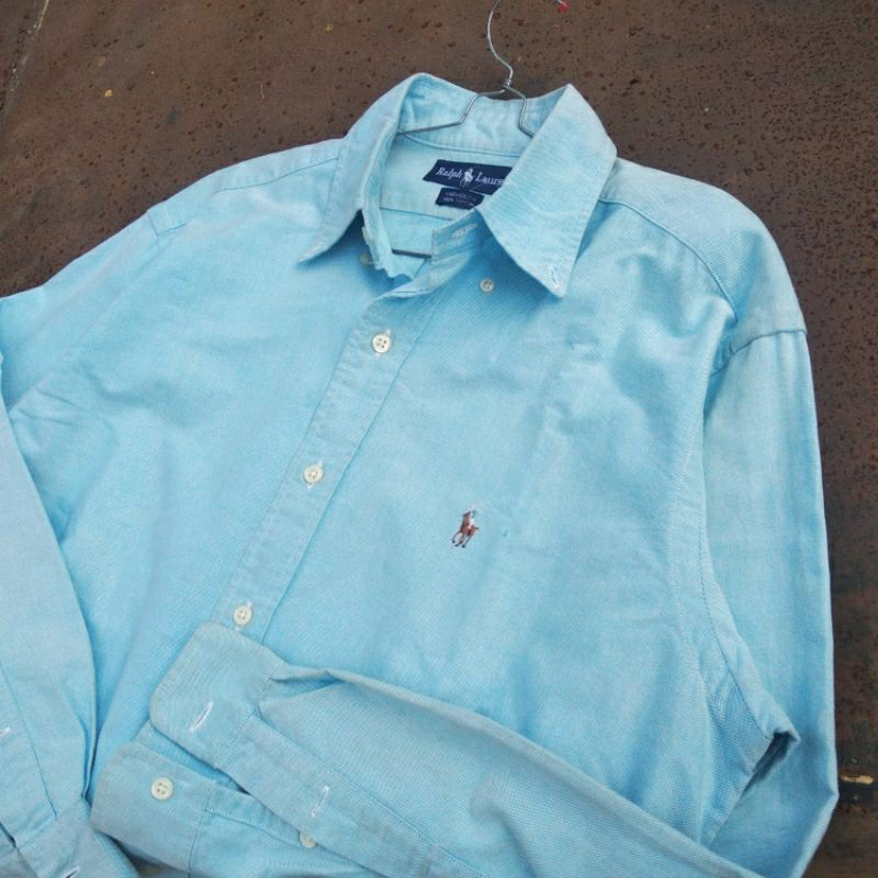 Kemeja pria Lengan panjang Boardir Ralph lauren Second Brand Original