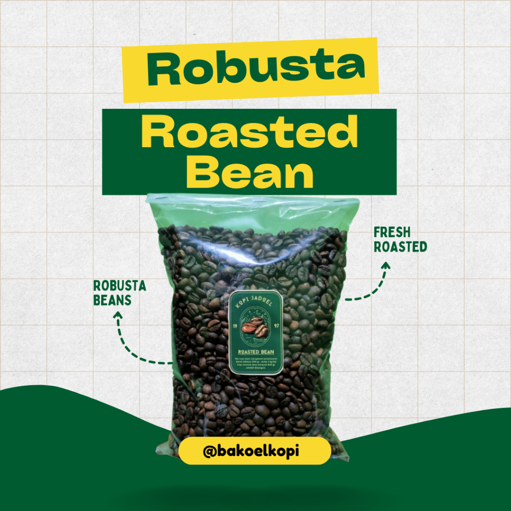 

BAKOEL KOPI Biji Kopi Robusta Banyuwangi 800 Gram Fresh Roasted Bean Coffee
