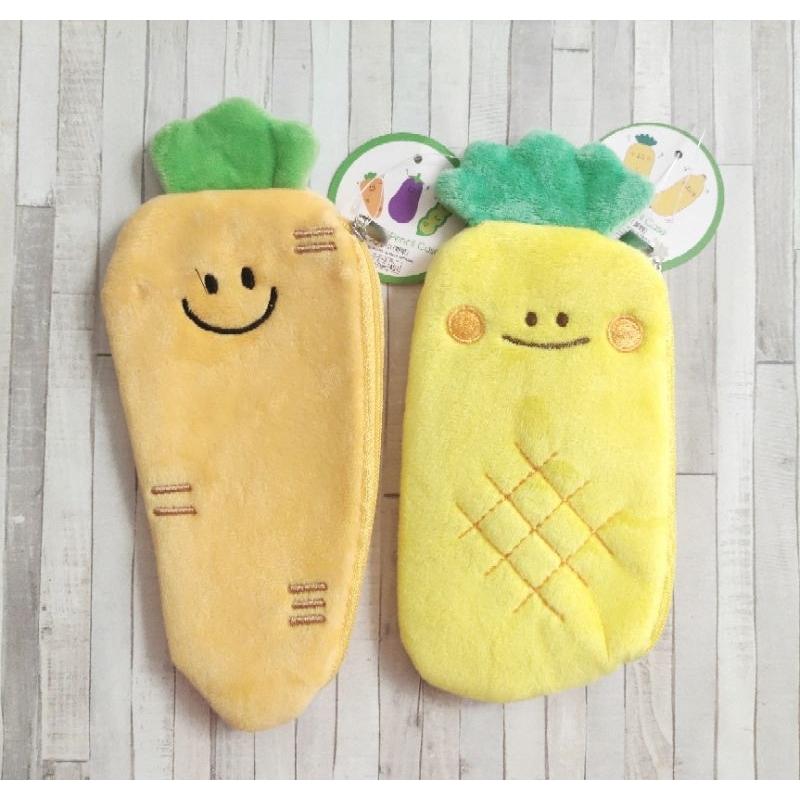 

Vegetable Fruit Pensil Case Tempat Pensil Pouch Japan