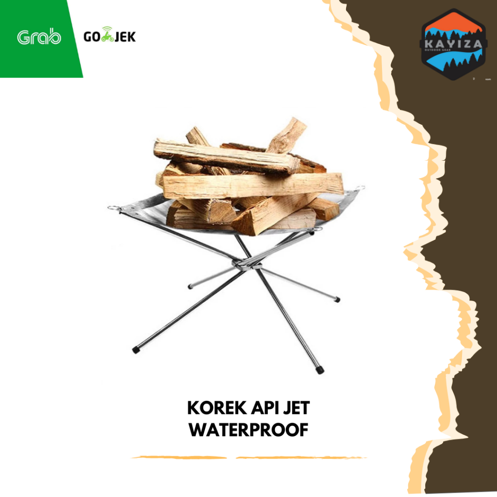 Stand api unggun portable camping outdoor - ez203 - tempat api unggun portable