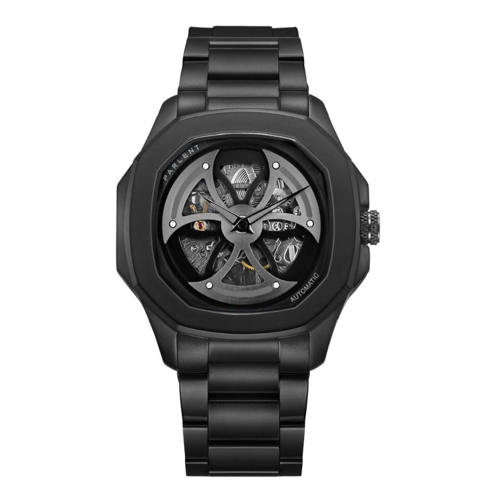 Jam Tangan Pria Parlent Gallant Rotary Steel