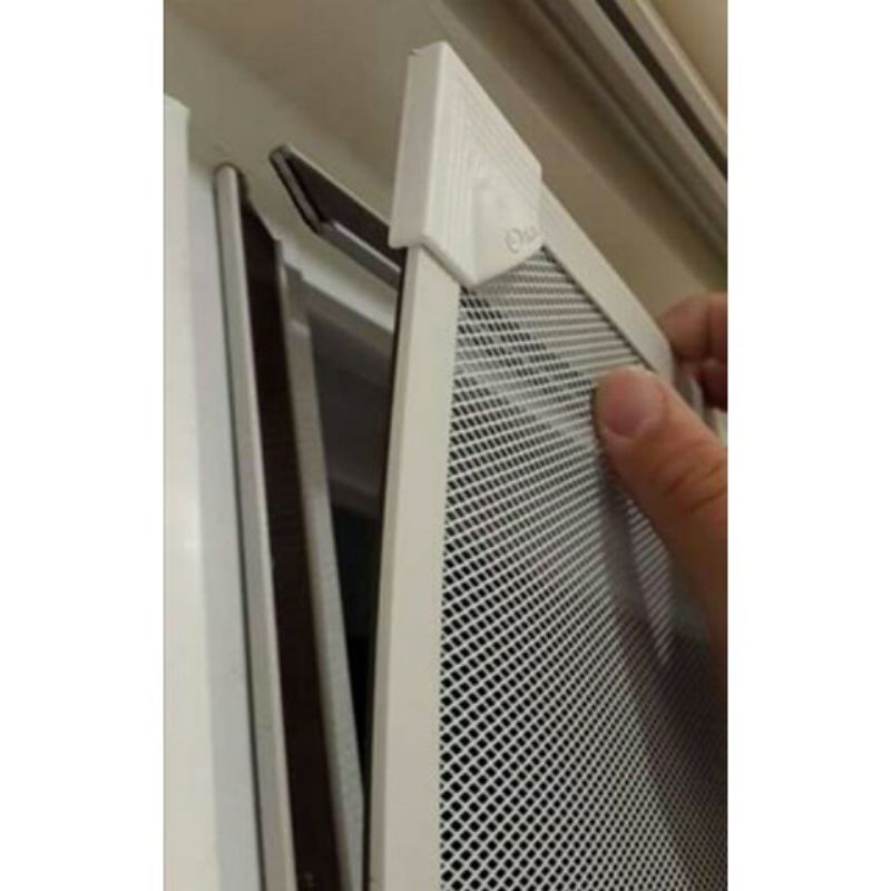 KASA NYAMUK MAGNET KASA ALUMINIUM WARNA PUTIH KASA KERAS