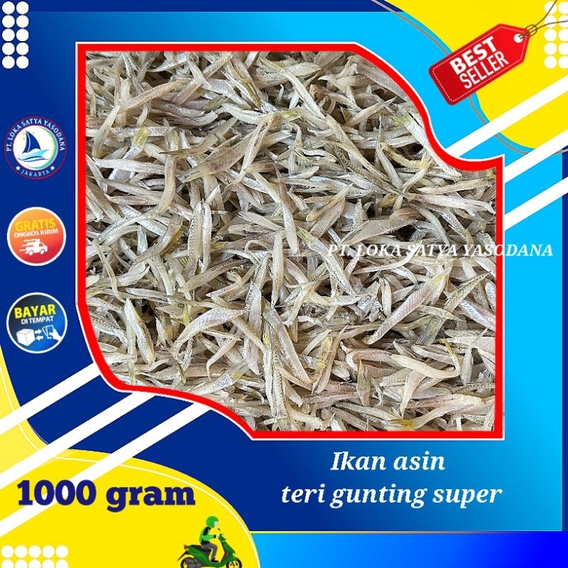

ikan asin teri gunting super 1000gram / 1 kg
