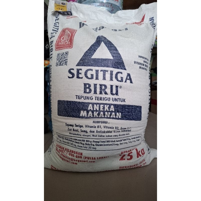 

TERIGU SEGITIGA BIRU 1 KARUNG 25 KG/BAGOSARI