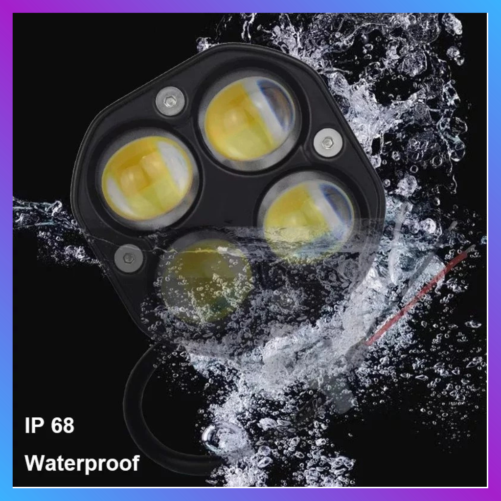 L4Z | Lampu Tembak Sorot Laser Gun 4D Cwl L4z Shinagawa Super 4x4 Laser Putih kuning