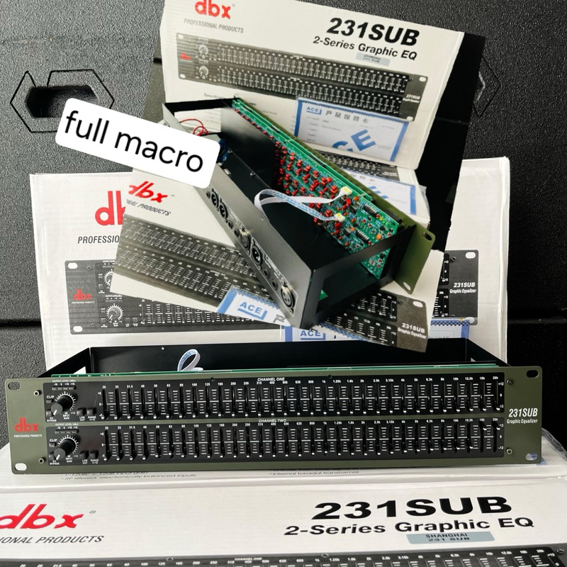 equalizer Dbx 231 Sub componen macro original