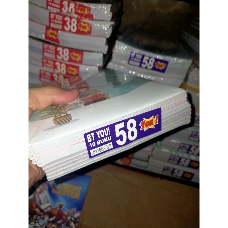 

Buku Tulis merk You! isi 10 buku 58 Lembar