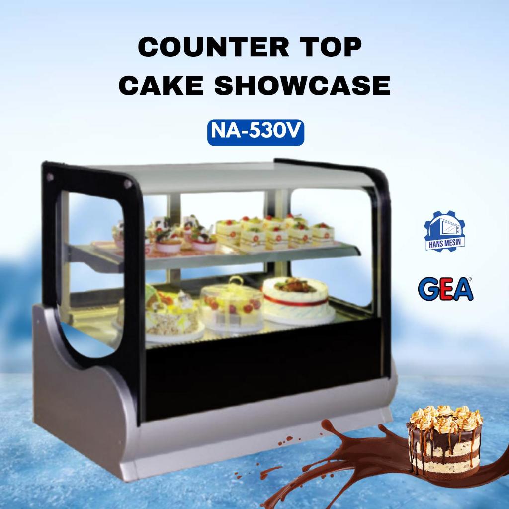 COUNTER TOP CAKE SHOWCASE (GEA) NA-530V / Showcase Cake GEA 140 Liter