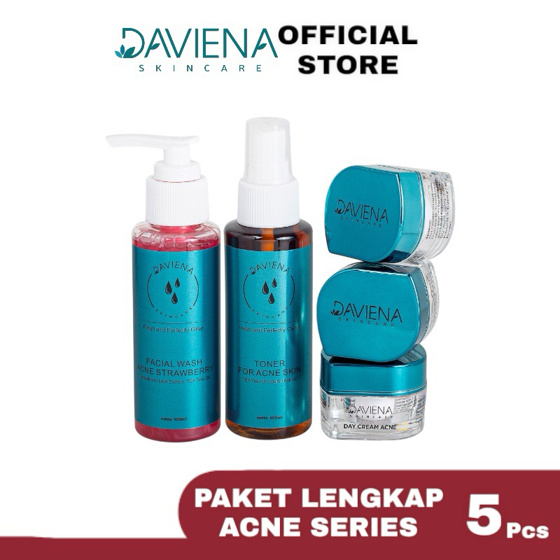 Daviena Skincare - Paket Acne Series Daviena Skincare Official Ownerdavienaskincare Daviena Skincare