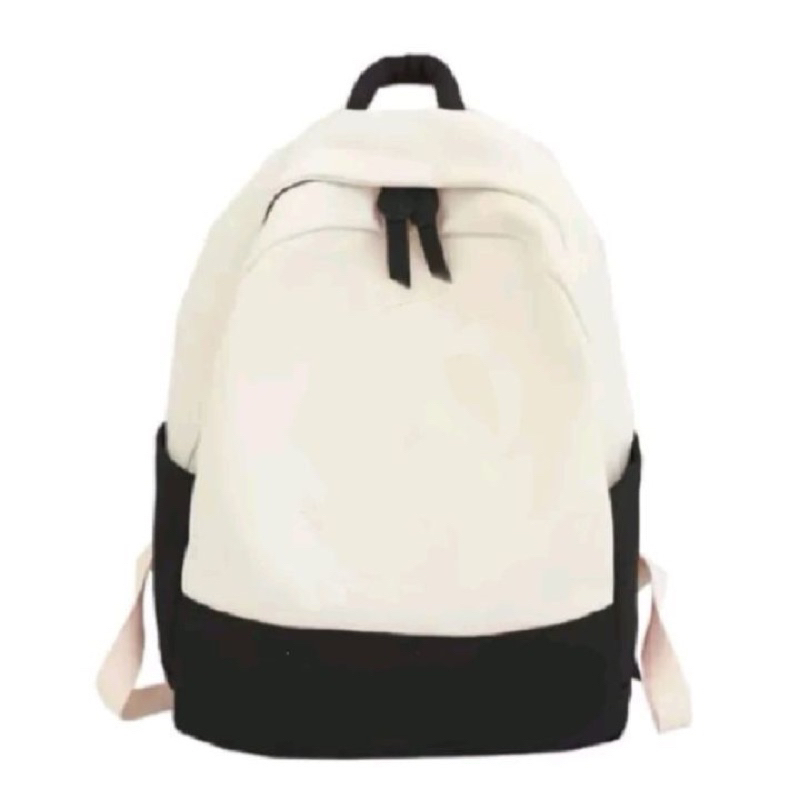 Tas Sekolah Ransel Polos Remaja Unisex