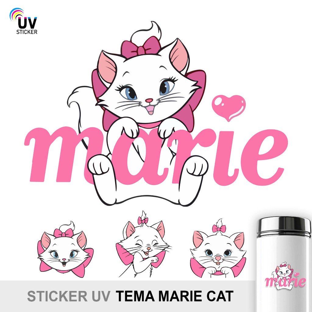 

STIKER UV - TEMA RANDOM MARIE CAT | STICKER UV, STICKER MOTOR, STICKER MOBIL, STICKER HELM, STICKER TUMBLER, STICKER 3D, STICKER UV DTF BY UVSticker