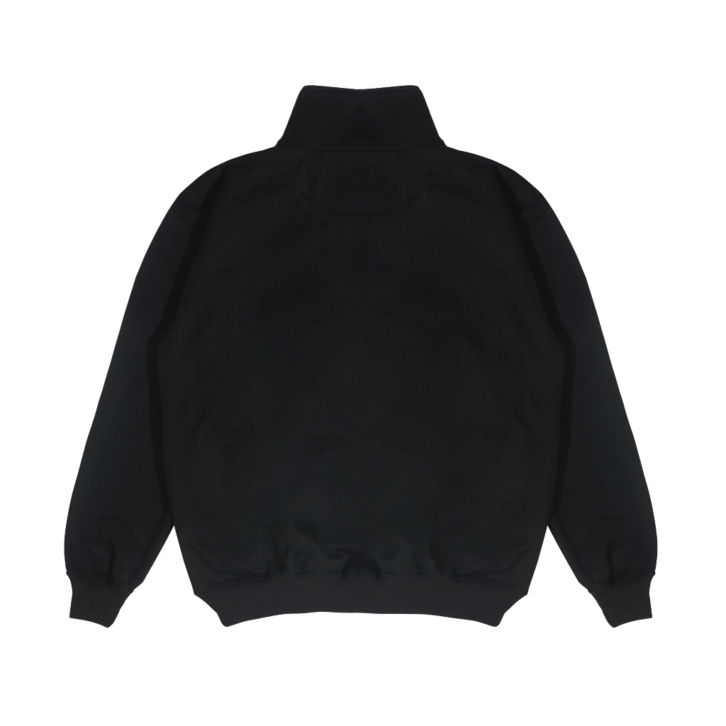 Troy Company Half Zip Up Turtleneck Sweater Black Club - Half Zipper Pria Hitam HZ 3090