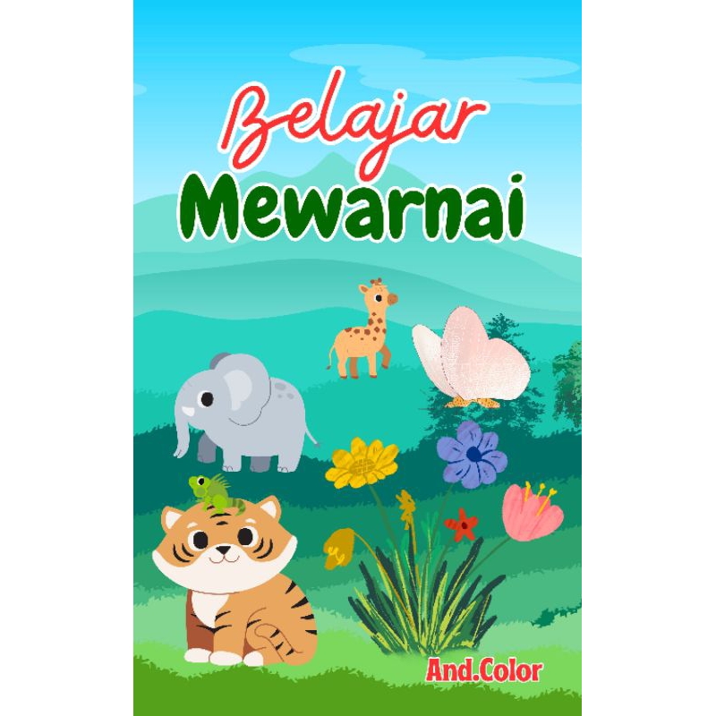 

Buku Mewarnai Anak Tema Hewan Lucu dan Edukatif