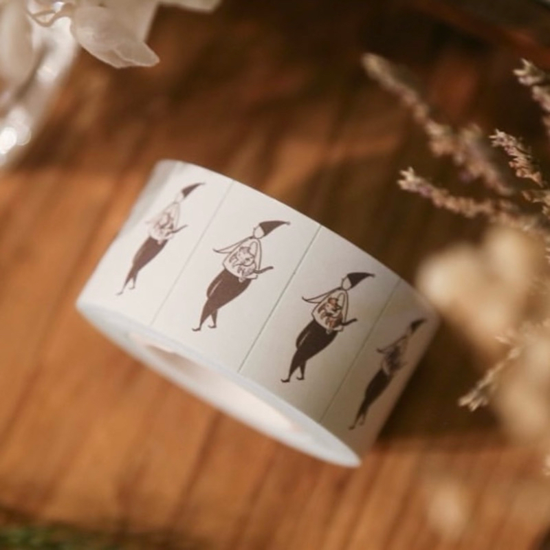 

[Sample 50pcs] Modaizhi Cat Attendant Label Sticker