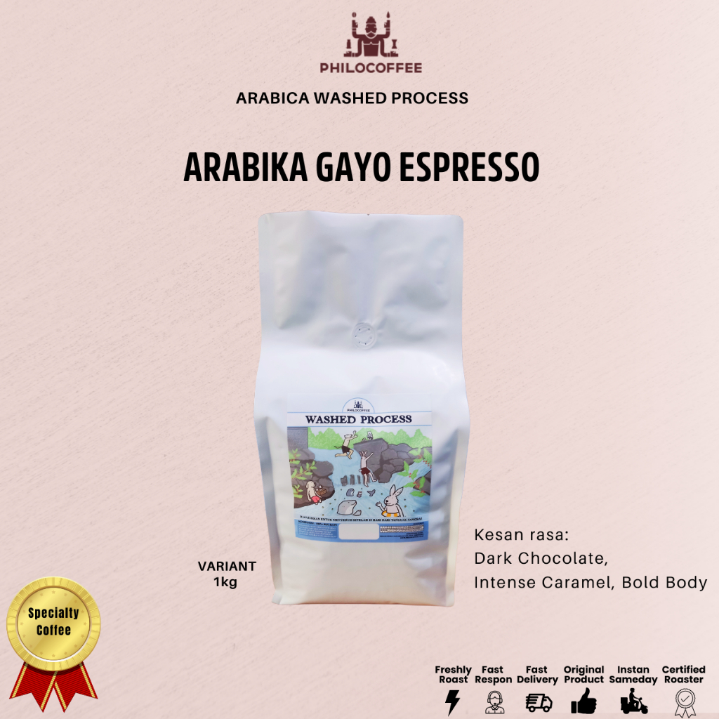 Biji Kopi Gayo Espreso 1kg | Single Origin Espresso