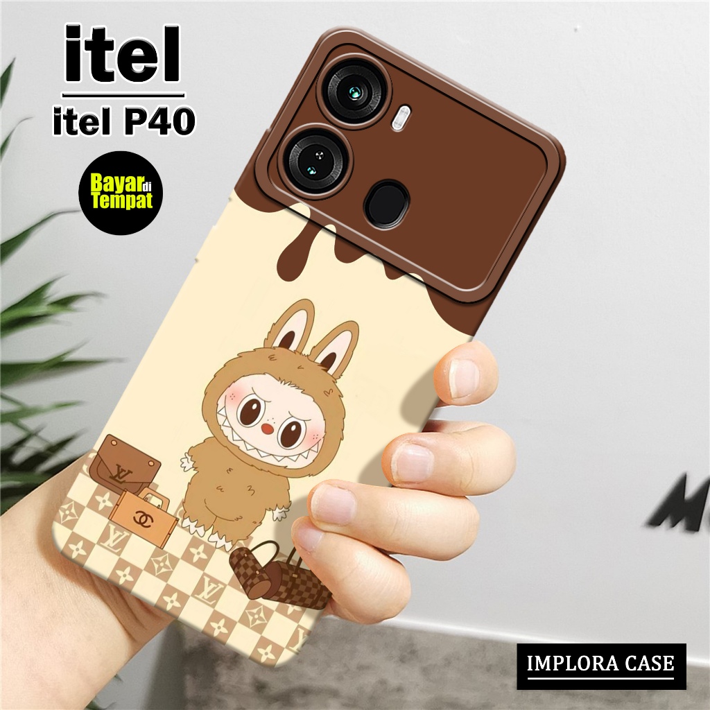 Softcase Itel P40 - Motif Kartun - IMPLORA CASE - Casing Itel P40 Case Hp Itel P40 Casing & Skin Han