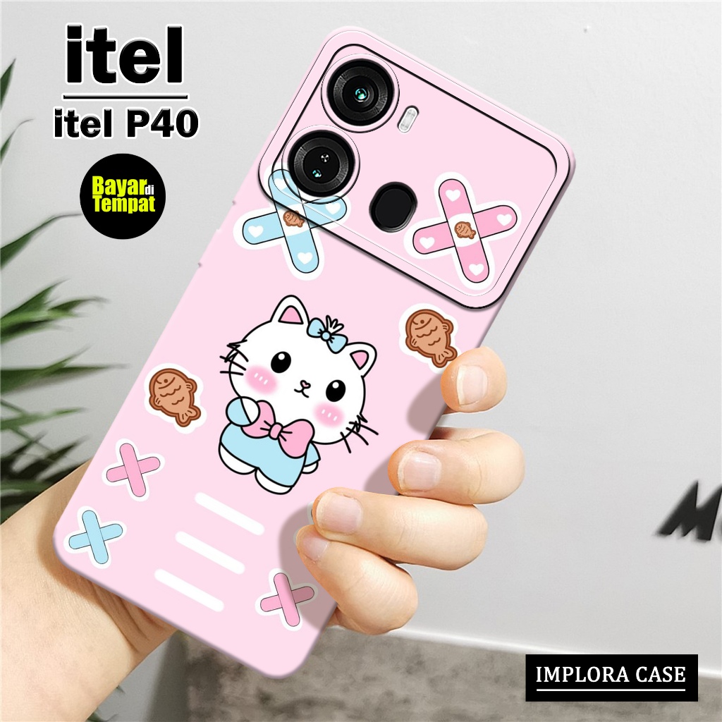 Softcase Itel P40 - Motif Kartun - IMPLORA CASE - Casing Itel P40 Case Hp Itel P40 Casing & Skin Han