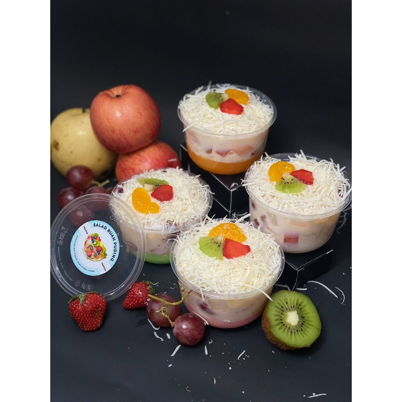 

salad buah puding