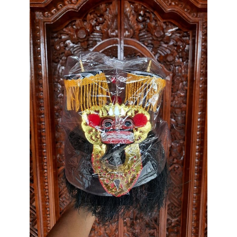 Miniatur Barong Ket Mini (bulu hitam) Khas Bali