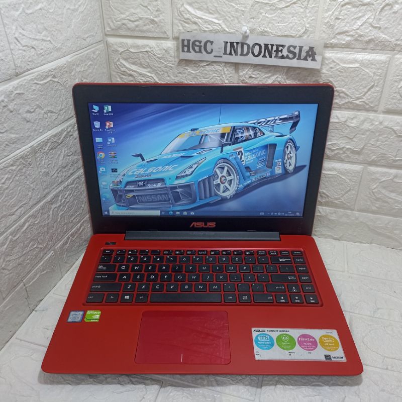 Laptop Asus X456U Core i5 Gen 6 VGA Nvidia Ram 8 GB SSD 256GB Laptop Gaming Kenceng Siap Pakai