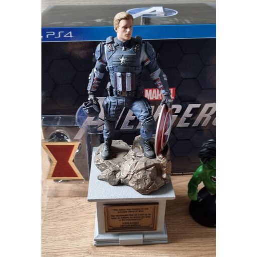 Figure Captain America PS4 Avengers Collector's Edition Statue Only Original