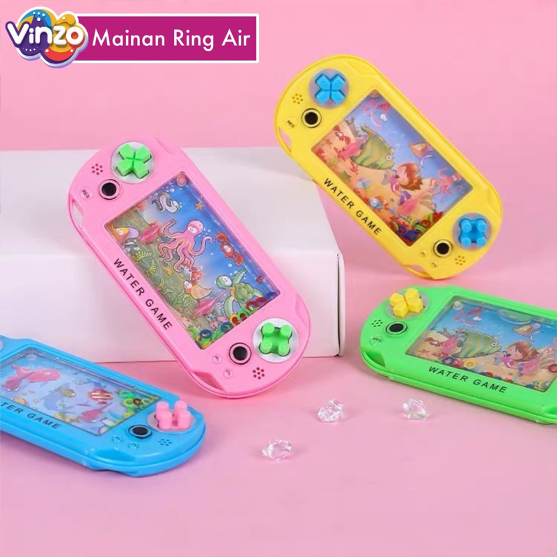 VINZO - Mainan Anak Water Game Ring Target Kids Toys - Mainan Ring Air Portable - Mainan Anak PSP Wa