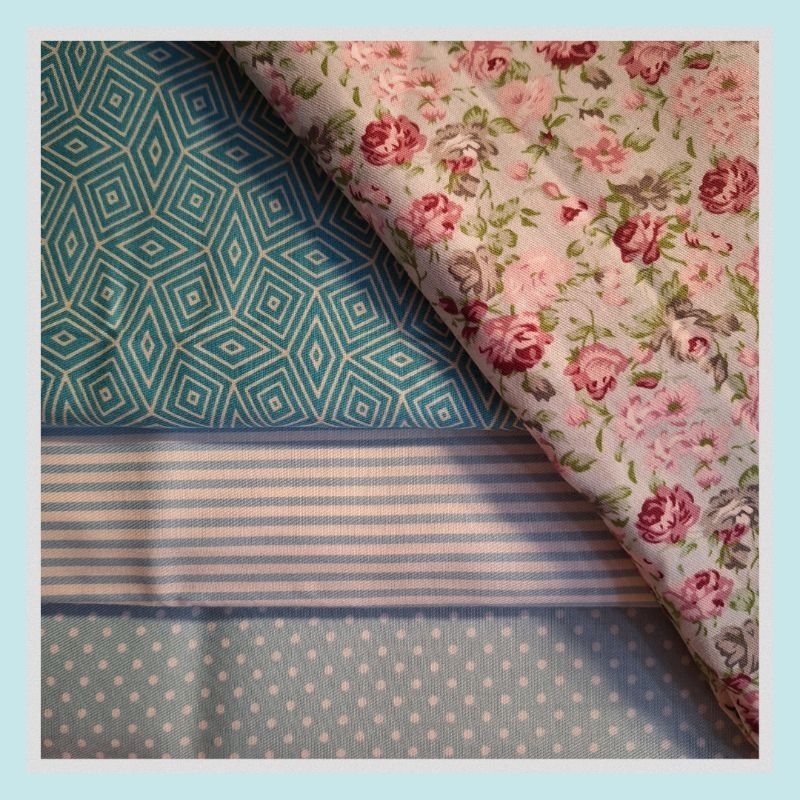 1 SET KAIN PERCA KATUN JEPANG DESIGN TOKAI SENKO