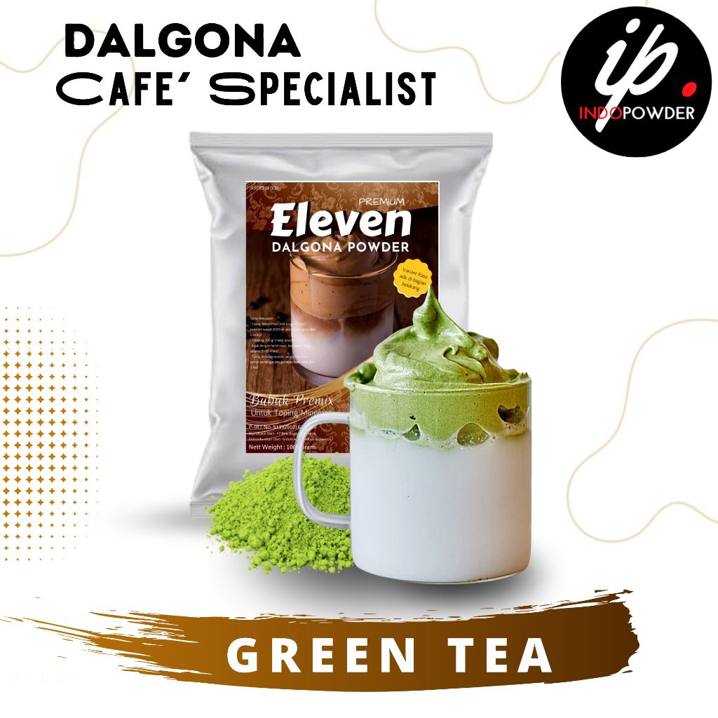 

IP Bogor - Bubuk DALGONA MATCHA GREENTEA 1Kg Untuk Cafe, Waralaba dan Resto
