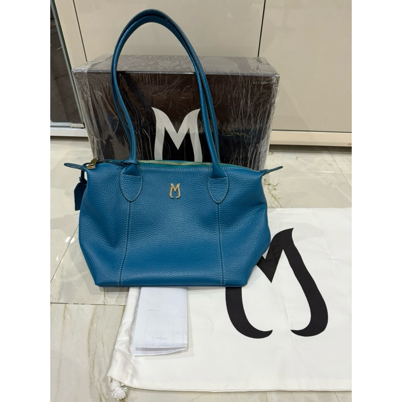 PRELOVED MOOIJ Heidi Small Long Handle Niagara Bahan KULIT ASLI