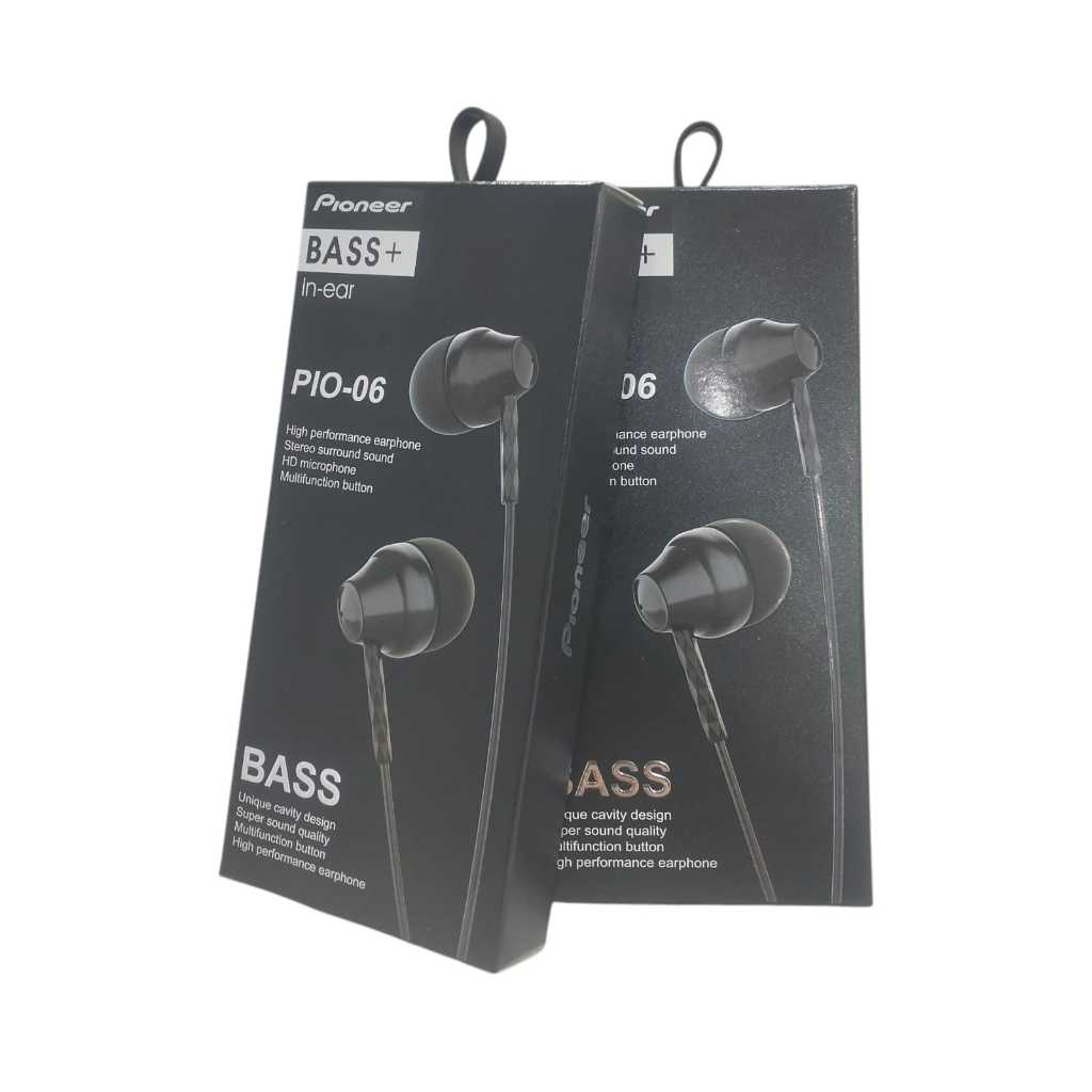 H/F PIONER PIO 06/ HANDFREE PIONER PIO-06 STEREO EARPHONE HEADSET PIO06 SUPER BASS